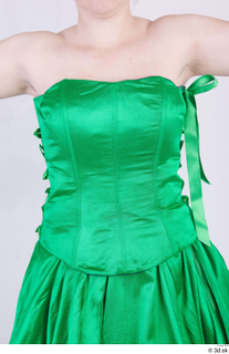  Photos Woman in Ceremonial 20th century Dress 20th century green dress upper body 0004.jpg